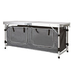 WilTec Armario Camping Cocina Camping Plegable Portátil Vacaciones Accesorios Outdoor Acampada Exterior
