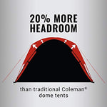 Coleman 4-Person Dark Room Skydome Camping Tent, Blue