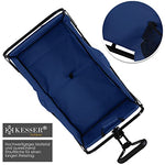 KESSER® Carro Plegable de Mano, Carro de Mano, Carro de Equipamiento, Incluye 2 Bolsillos de Malla, Plegable, neumáticos de Goma Maciza, Capacidad de Carga de hasta 80 kg