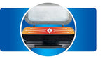 Campingaz Barbacoa de gas Attitude2go R, barbacoa de mesa con poco humo, barbacoa de balcón portátil, barbacoa de camping, con tapa, termómetro y parrilla de hierro fundido