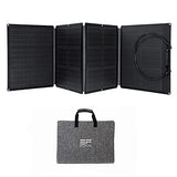 Placa Solar de110W para EFDELTA,Cargador Solar Plegable Encadenable para Central Eléctrica Impermeable EFDELTA IP67 para acampar al aire libre RV