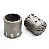 Titanium Backpacking Woodburning Stove