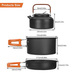 Awroutdoor Juego cocina para camping 3 comensales