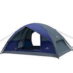 Forceatt Tienda de campaña Tienda de campaña de Doble Puerta para Exterior Resistente al Viento e Impermeable Ligero Adecuado para Senderismo Festivales al Aire Libre Mochilero Supervivencia Viajes