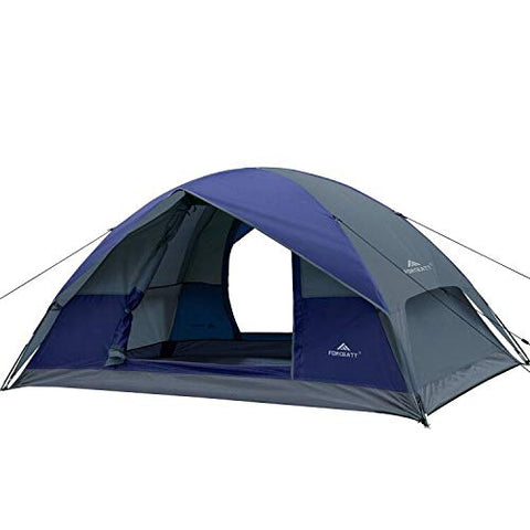 Forceatt Tienda de campaña Tienda de campaña de Doble Puerta para Exterior Resistente al Viento e Impermeable Ligero Adecuado para Senderismo Festivales al Aire Libre Mochilero Supervivencia Viajes