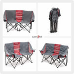Sunnyfeel Sofa de Camping Plegable, Silla doble para exterior