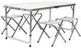 AMANKA - Mesa Maleta 4 Taburetes 120cm