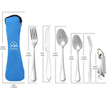 FYSHOP - Juego de Cubiertos Acero Inoxidable outdoor