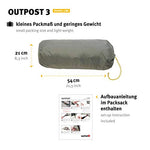 Wechsel tents Outpost 3 - Travel Line - Tienda de campaña para 3 personas, color marrón