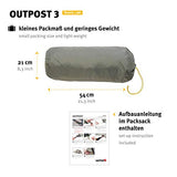 Wechsel tents Outpost 3 - Travel Line - Tienda de campaña para 3 personas, color marrón