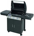 CAMPINGAZ 3 Series LS Plus Dual Gas Barbacoa Gas, BBQ con 2 Parrillas, 3 quemadores de Acero Inoxidable y 1 Lado