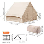 JINGRU Tienda de campaña Inflable Impermeable para Pesca, Senderismo, caping, mochilero,Tienda Inflable, Beige