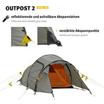 Wechsel Tents Outpost 2 - Travel Line - Tienda de campaña para 2 Personas, Color Marrón