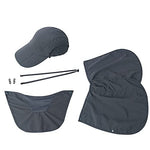 Boundless Voyage Hombres Mujeres Sombrero Al Aire Libre Mascarilla Ajustable Extraíble Camping Senderismo Pesca UPF 50+ Verano Protección UV Selva Cap