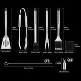 PHILORN Utensilios Barbacoas, Accesorios de Barbacoa [20Pcs] Herramienta Barbacoa, Utensilios Parrilla con Espátula Pinzas Barbacoa Pinceles Brochetas Sostenedores Maíz y Bolsa Fácil de Transportar