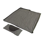 Outwell Contour Midnight Black Saco Dormir crem.Der, Unisex Adulto, Multicolor, Estándar