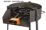 Imex El Zorro 71582 Barbacoa redonda con soporte para paella, diámetro 60 x 75 cm