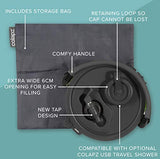 Colapz 2-en-1 – Réservoir d’Eau Pliable pour Le Camping – Seau pour Camping-Car – Distributeur d’Eau avec Robinet - Bleu (Vert)