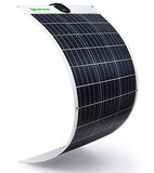 Placa Solar de 100W 12V flexibles monocristalino fotovoltaico PV Solar Célula Solar Ideal Para Cargar de 12 Volt de Baterías