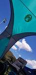 Coleman Event Dome - Carpa para Fiestas con Varillas de Acero, Gazebo, Tienda de Eventos, protección Solar SPF 50+, Color Azul, tamaño L - 3,65 x 3,65