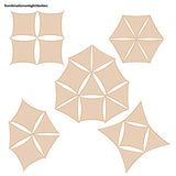 AMANKA - Toldo de Protección Solar UV Triangular - 5 x 5 x 5 m.