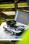 Campingaz Kitchen, Hornillo De Portátil Y Compacto 2 Fuegos 4000 W Para Acampada Unisex Adulto, Blanco, Talla Única