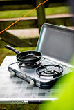 Campingaz Kitchen, Hornillo De Portátil Y Compacto 2 Fuegos 4000 W Para Acampada Unisex Adulto, Blanco, Talla Única