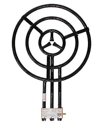 Bruciatore A Gas Per Paella Garcima Da 60 Cm - Consumo 1750 G/h, Filettatura Spagnola Sinistrorsa