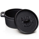 BBQ-Nerd© Mini horno holandés | Pequeña olla de hierro fundido