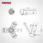 Primus Fire Stick Hornillo, Unisex Adulto, Rojo, Talla única