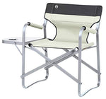 Coleman Deck - Silla Plegable con mesita Lateral marrón Caqui