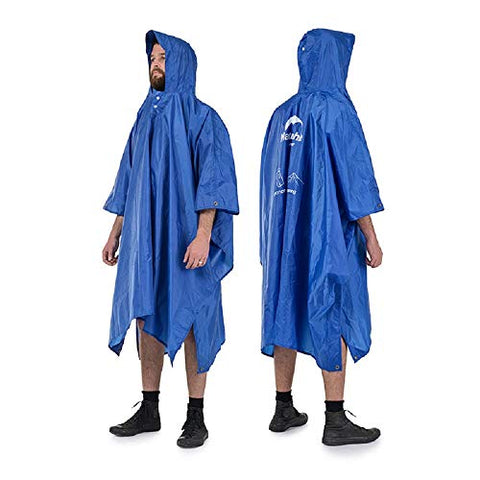 Naturehike 3 en 1 multifunción Poncho Impermeable para IR de excursión de Pesca Montañismo NH17D002-M