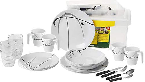Brunner All Inclusive - Juego de Platos de melamina Serenata