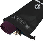 Earth Pak Bolsa Estanca- Impermeable Bolsa Seca de compresión Mantiene el Equipo seco para Kayak, Playa, Deportes, Rafting, Acampada y Pesca (Negro, 10L)