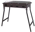IMEX EL ZORRO Barbacoa con Parrilla, cincada, 67 x 34 x 70 cm, Negro, 71448