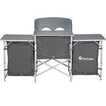 TecTake 800585 - Cocina de Camping, Aluminio, Ligera, Plegable - Varios Modelos (Tipo 1 | No. 402919)