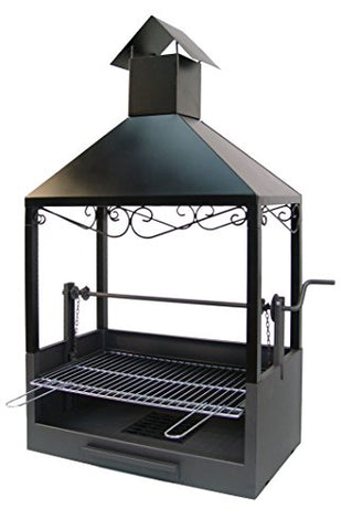 IMEX EL ZORRO 71506 - Cajón Barbacoa c/Chim. y Parrilla Cincada 73x40x139 cms.
