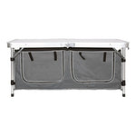 WilTec Armario Camping Cocina Camping Plegable Portátil Vacaciones Accesorios Outdoor Acampada Exterior