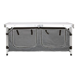 WilTec Armario Camping Cocina Camping Plegable Portátil Vacaciones Accesorios Outdoor Acampada Exterior
