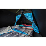 Coleman 10-Person Dark Room Instant Cabin Tent with Rainfly, Green/Black/Teal