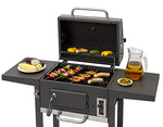 tepro Toronto - Barbacoa de carbón compacta, color antracita/acero inoxidable