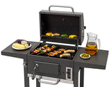 tepro Toronto - Barbacoa de carbón compacta, color antracita/acero inoxidable