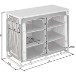 TecTake 800585 - Cocina de Camping, Aluminio, Ligera, Plegable - Varios Modelos (Tipo 5 | No. 402923)