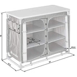 TecTake 800585 - Cocina de Camping, Aluminio, Ligera, Plegable - Varios Modelos (Tipo 5 | No. 402923)