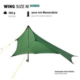 Wechsel Tents Wing M - Toldo para Tienda de campaña, protección contra la Intemperie, para Hamaca, Zero-G, Color Verde