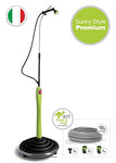 GF Garden Sunny Style Premium Solar, jardín, Ducha para Exterior, Camping, Vacaciones, Verde