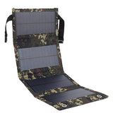 Placa Solar portátil plegable de 20W Salida USB de silicio monocristalino IP65 a prueba de agua