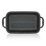 BBQ-Toro Molde para Pan | 2 en 1 - Olla + Sartén Rectangular de Hierro Fundido para Horno | 4,5 litros