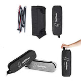 Naturehike Silla Portátil para Acampar Silla Plegable Ultraligera Silla del Ocio Que se Utiliza para la Pesca Picnic y Senderismo (Negro)