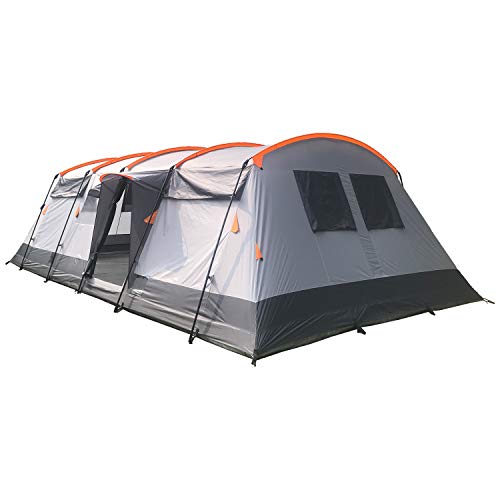 skandika hurricane 12 man tent Skandika Hurricane 12 Tienda de campaña Familiar túnel- 12 plazas –  Nosvamosdecamping